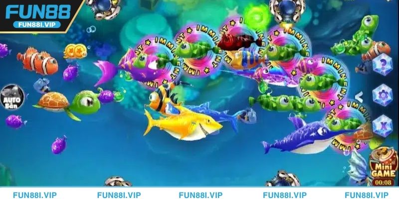 Bắn cá H5 là tựa game nổi bật nên trải nghiệm khi đến với FUN88