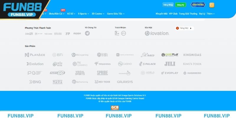 Chính sách miễn trừ trách nhiệm tại FUN88 minh bạch bảo vệ người chơi