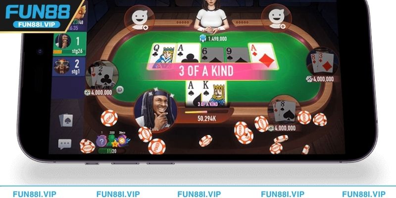 Game bài Poker đòi hỏi khả năng tư duy chiến lược