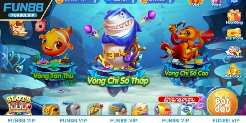 Game sở hữu hệ thống sinh vật biển đa dạng với điểm thưởng hấp dẫn
