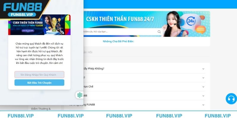 Khám phá các kênh liên hệ FUN88 để nhận sự hỗ trợ nhiệt tình
