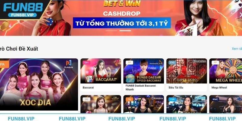 Tính năng nổi bật của ứng dụng FUN88